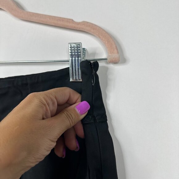 2/$30 White House Black Market Pleated A-Line Mini Skirt Black 4 #9986 - Picture 4 of 8